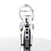 Pleaser - REVOLVER709G Sandaal met enkelband, Paaldans schoenen - Paaldans schoenen - Zilverkleurig Product image
